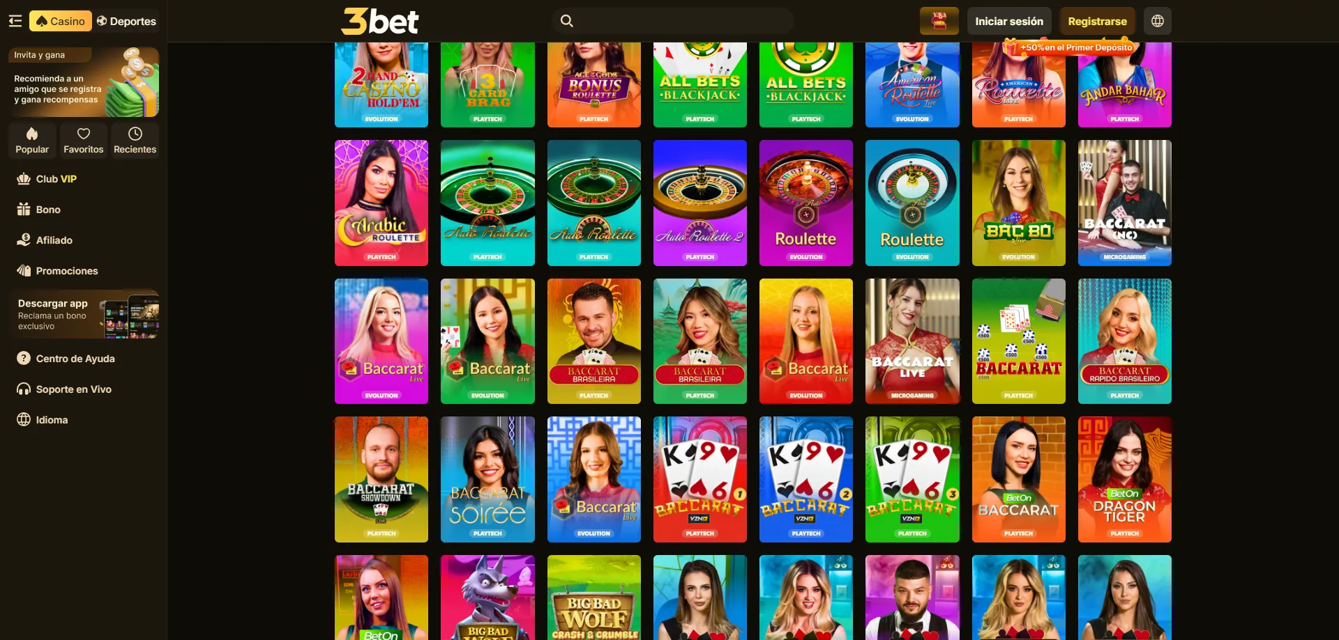 M&eacute;todos de pago y retiro en 3bet Casino M&eacute;xico