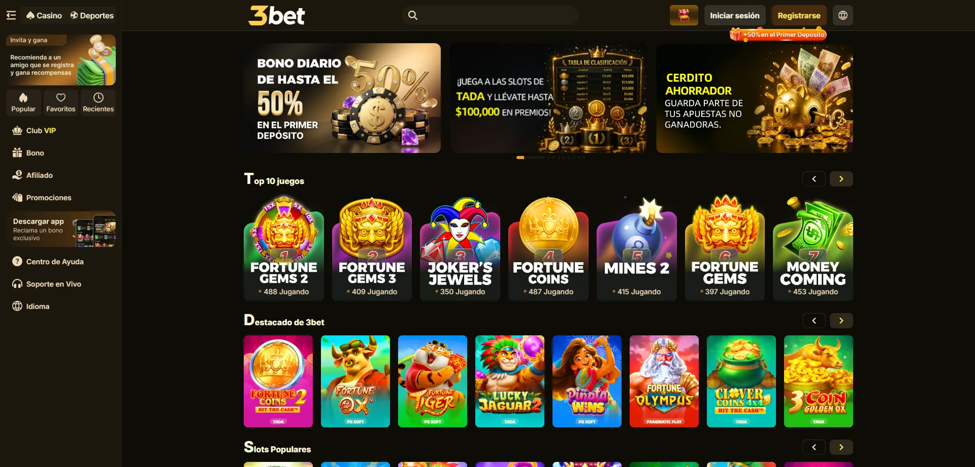 Casino en vivo con croupiers reales en 3bet Casino M&eacute;xico